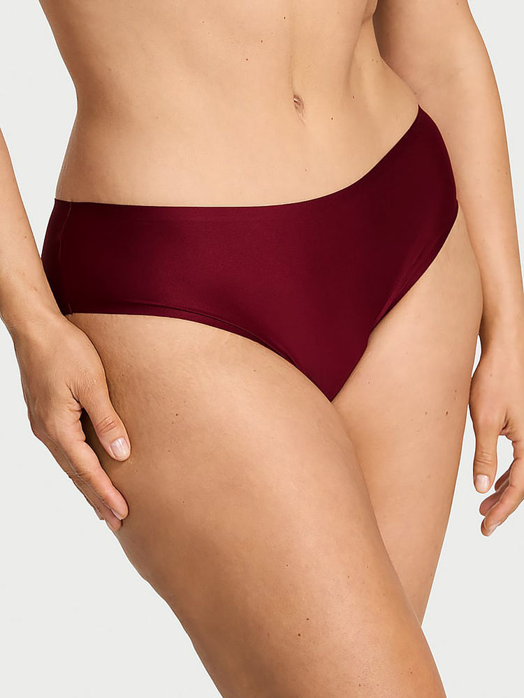 Victoria's Secret Maroon Solid Polyamide Regular Bikini Panty-image-40