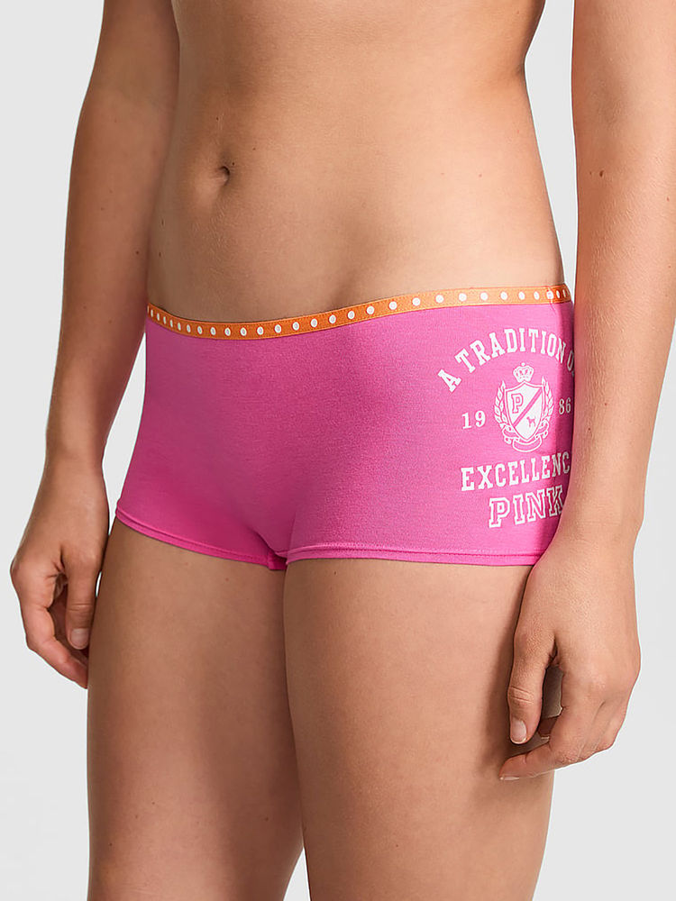 victoria's secret intimates Victoria's Secret Pink Printed Cotton Blend Regular Boyshorts-picture-18