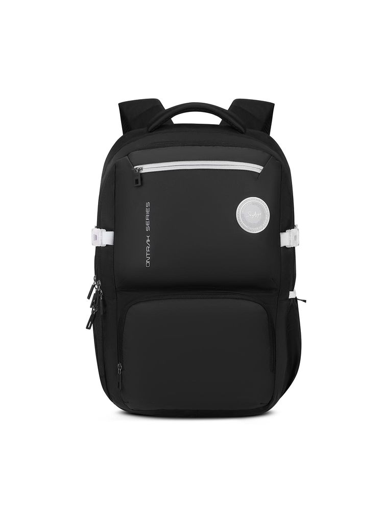 Skybags Unisex Ontrak Black 17 Inch Compatible Laptop Backpack-image-2