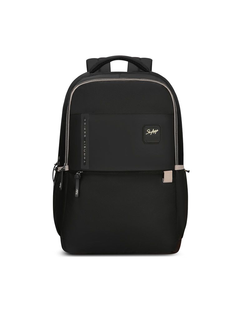 Skybags Unisex Transit Black 17 Inch Compatible Laptop Backpack-picture-11