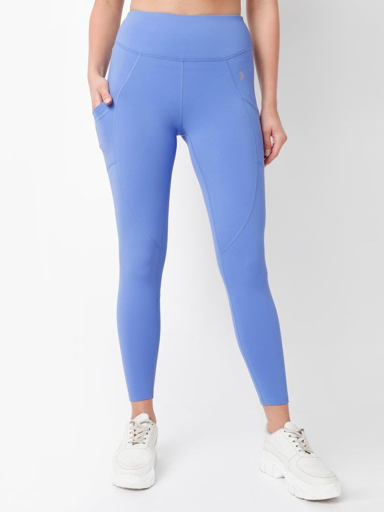 BODD ACTIVE No Excuses Periwinkle Blue Tights-picture-18