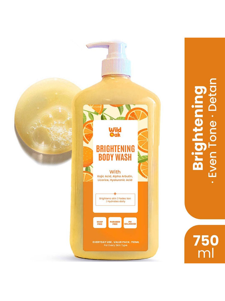 Wild Oak Brightening Detan, Glow Boost & Even Skin Tone Shower Gel Body Wash-image-44