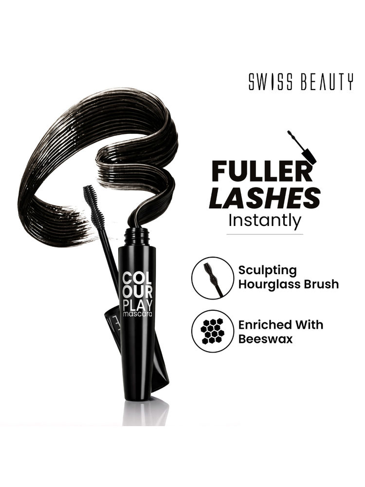 Swiss Beauty Waterproof Volumizing Colour Play Mascara-image-18