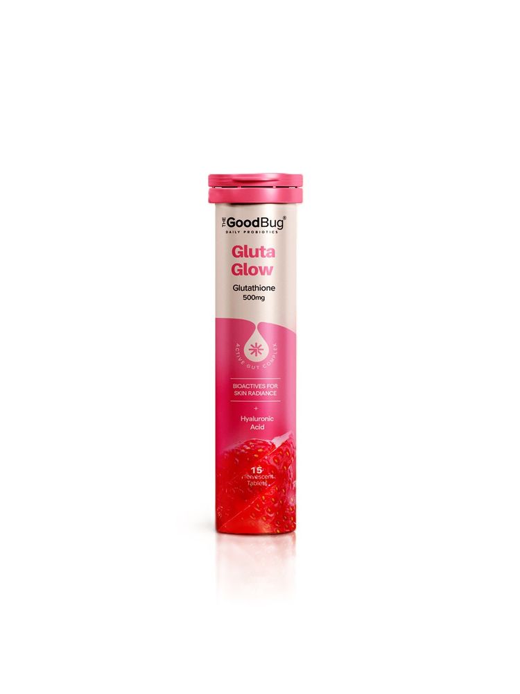 The Good Bug Gluta Glow L-Glutathione Effervescent Tablets - Strawberry-image-32