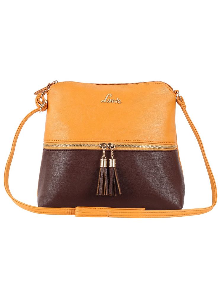 Lavie Women's Tassel Dome Sling (Ocher) (M)-picture-18