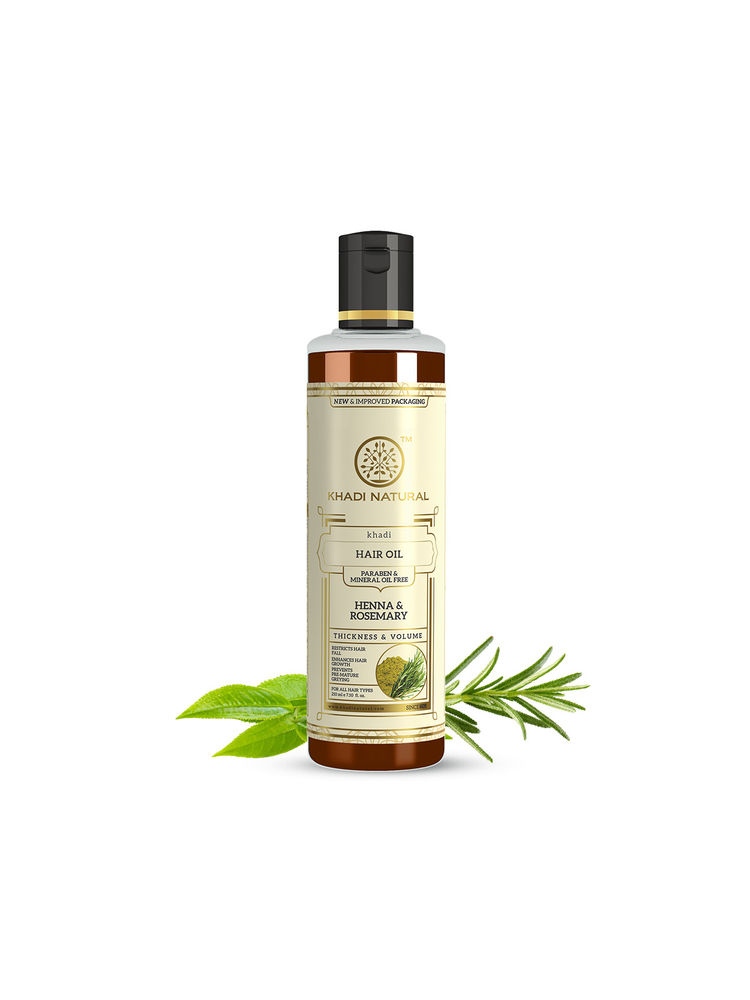 Khadi Natural Henna Rosemary Hair Oil For Hair Growth Paraben & Mineral Oil Free-picture-24