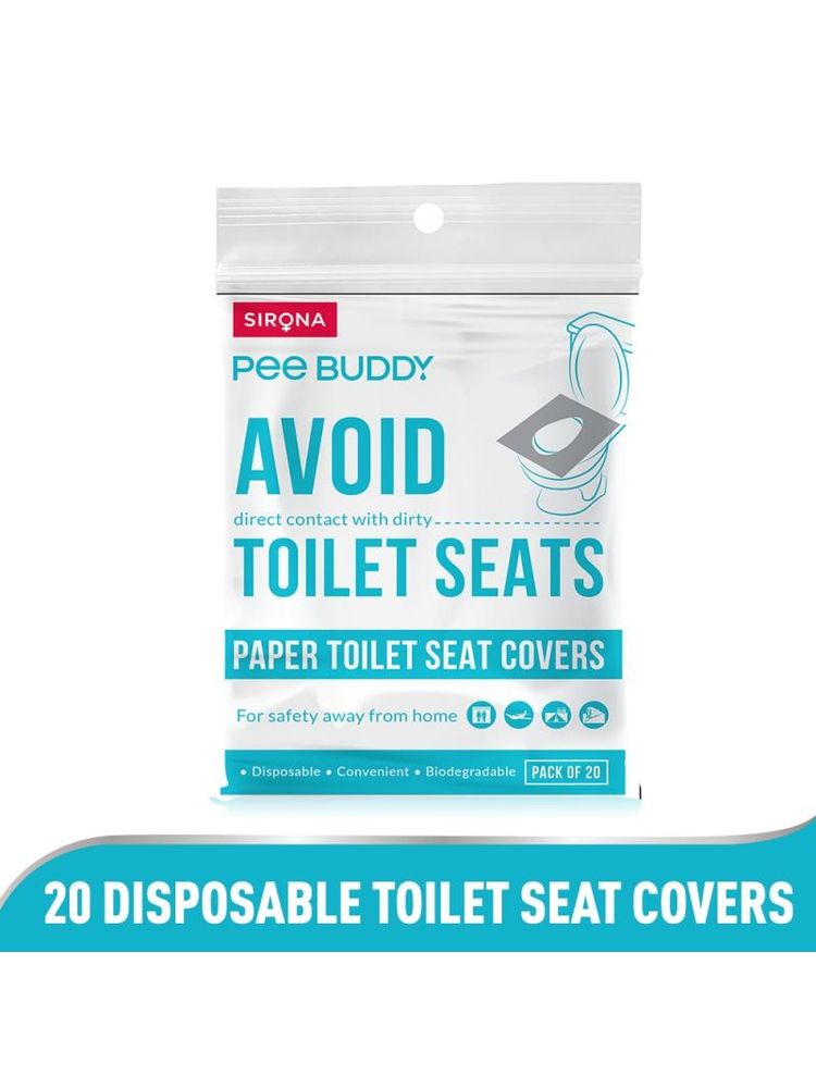 Peebuddy Disposable Toilet Seat Covers, No Direct Contact With Unhygienic Seats, Easy To Dispose