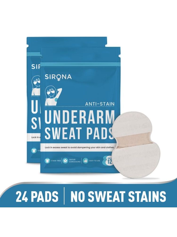 Sirona Disposable Underarm Sweat Pads For Men And Women, Ultra Thin, Prevent Stains & Absorb Sweat