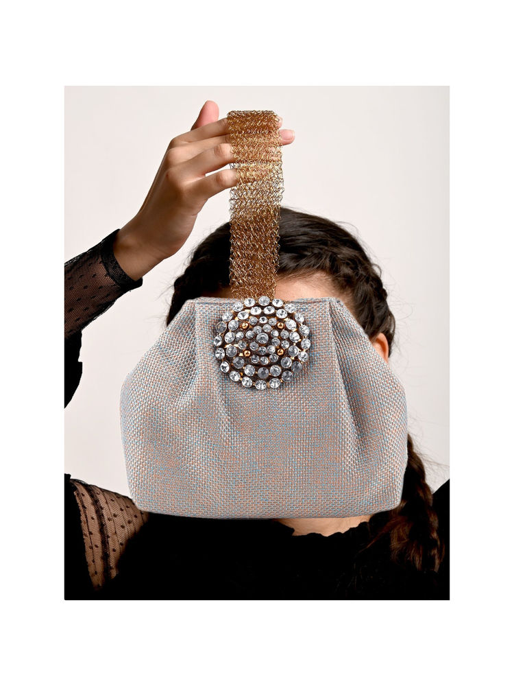 Odette Grey Solid Batuas