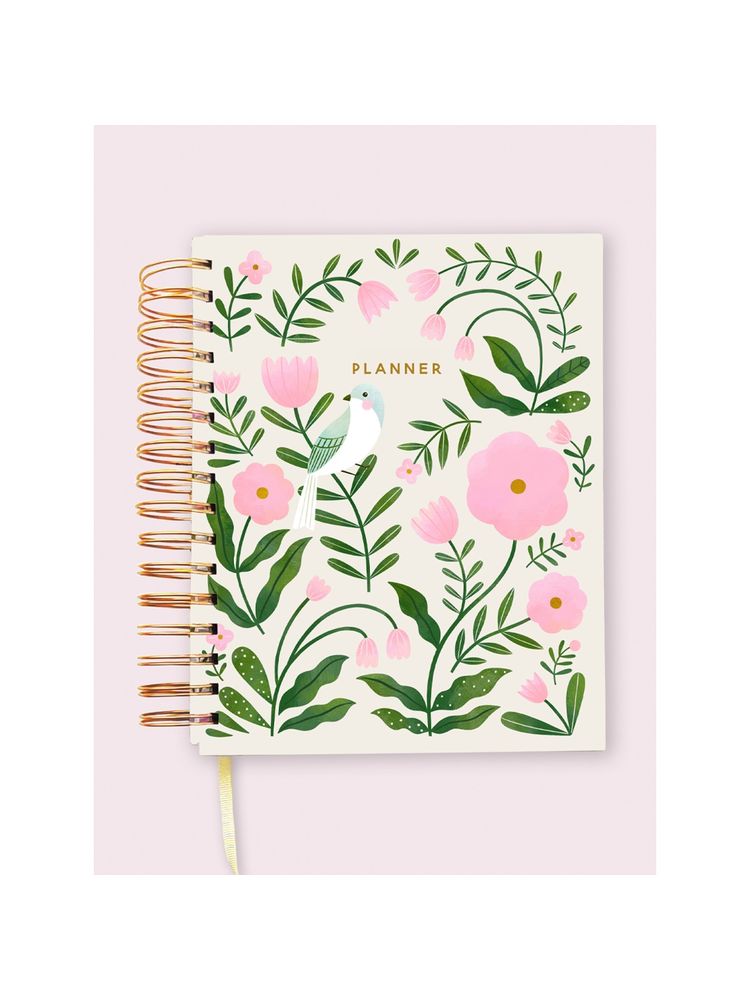 Happywagon Bird Vines Wiro Undated Planner-image-1