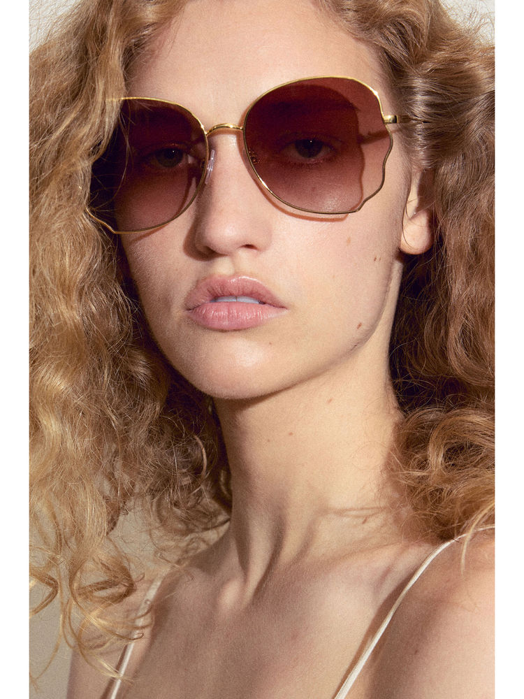 H&M Women Gold Wavy-detail sunglasses-picture-23