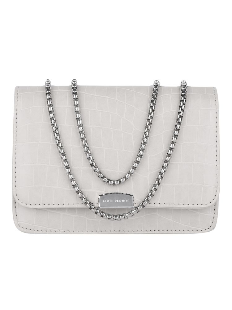 Lino Perros Grey Sling Bag (M)-image-1