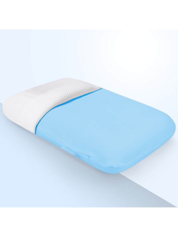 SLEEPSIA Standard Gel Infused Orthopedic Bed Pillow for Sleeping White-image-12