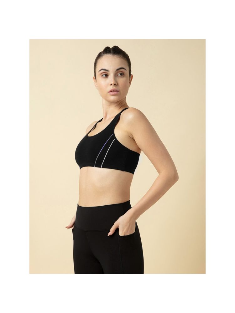 Van Heusen Woman Lingerie and Athleisure Pro Active Anti Bacterial Teens Sports Bra - Black-picture-25