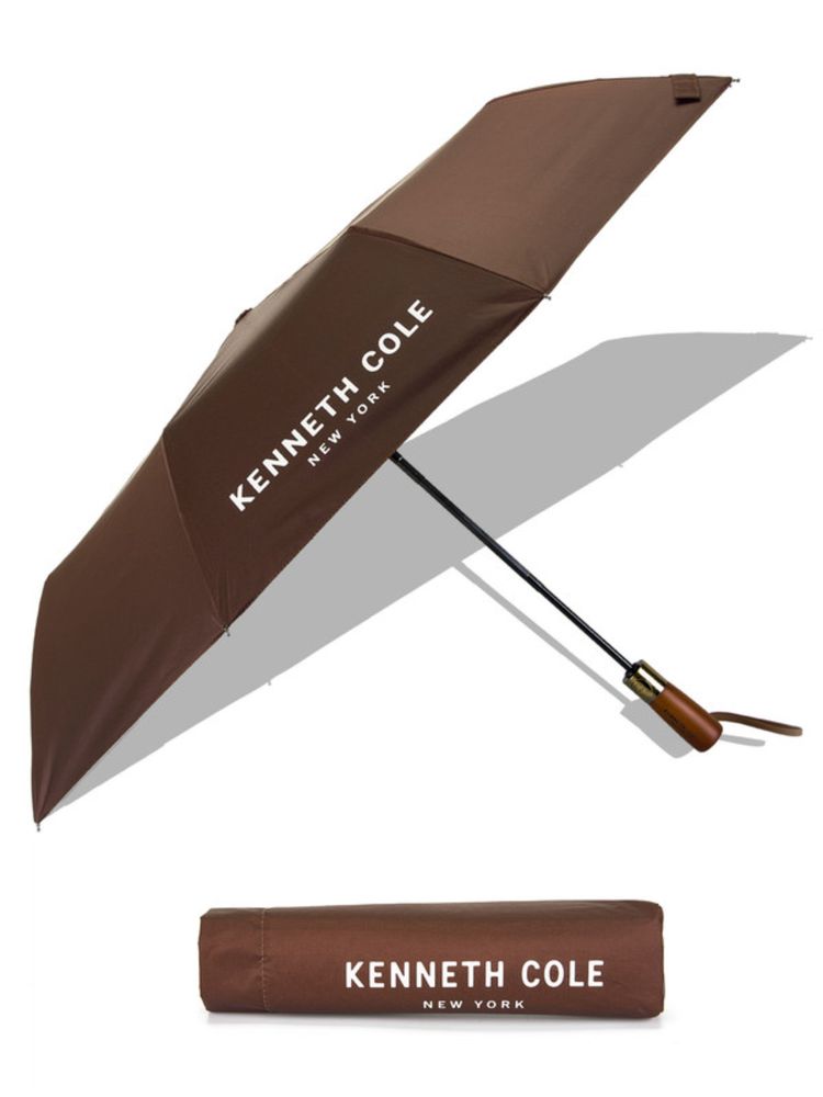 Kenneth Cole New York Brown Folding Umbrella-image-15