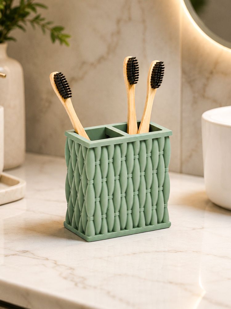 Voncasa Ocean Green Polyresin Toothbrush Holder-picture-18