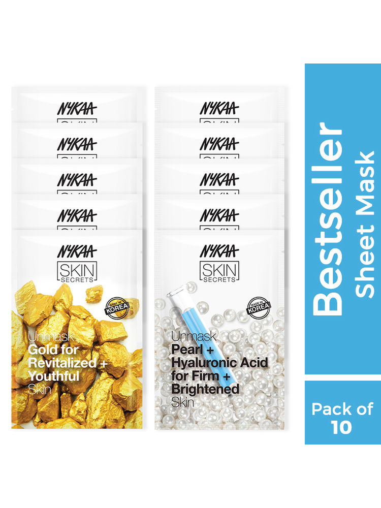 nykaa skin Nykaa Naturals Skin Secrets Bestseller Sheet Mask - Monthly Pack-picture-13