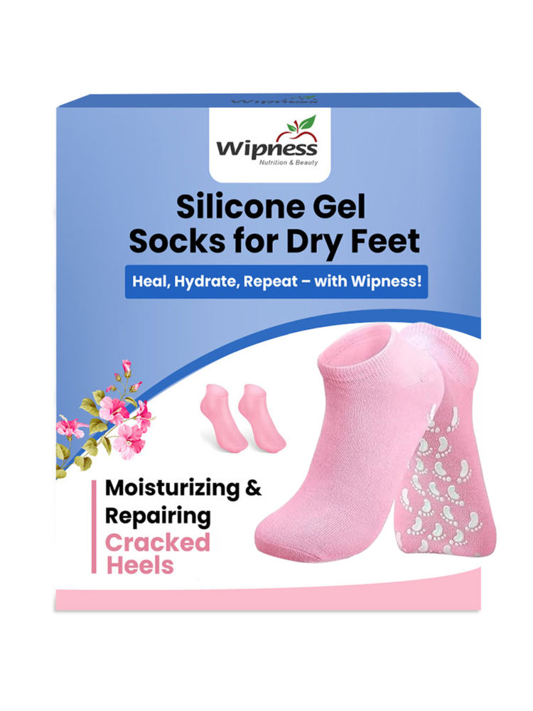 Wipness Silicone Gel Heel Socks - Pack Of 1-image-7