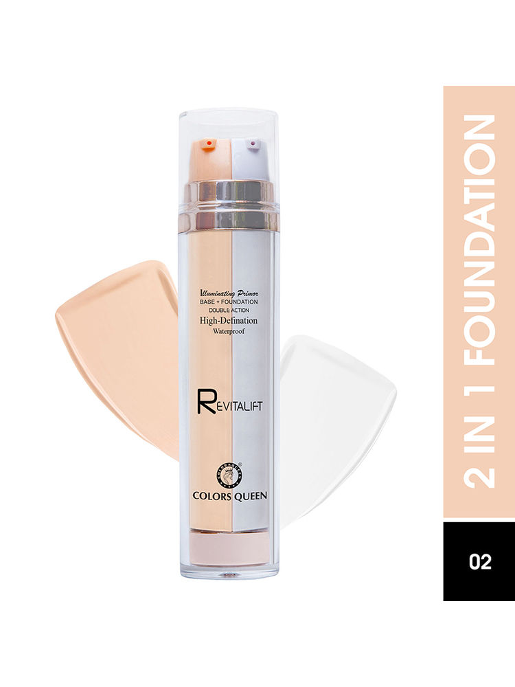 Colors Queen Revitalift Illuminating Primer Base + Foundation-image-41
