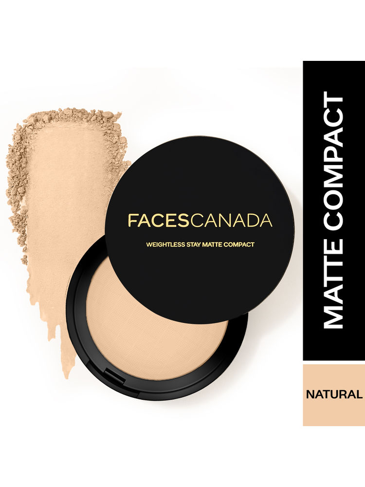 Faces Canada Weightless Stay Matte Compact SPF-20 Vitamin E & Shea Butter