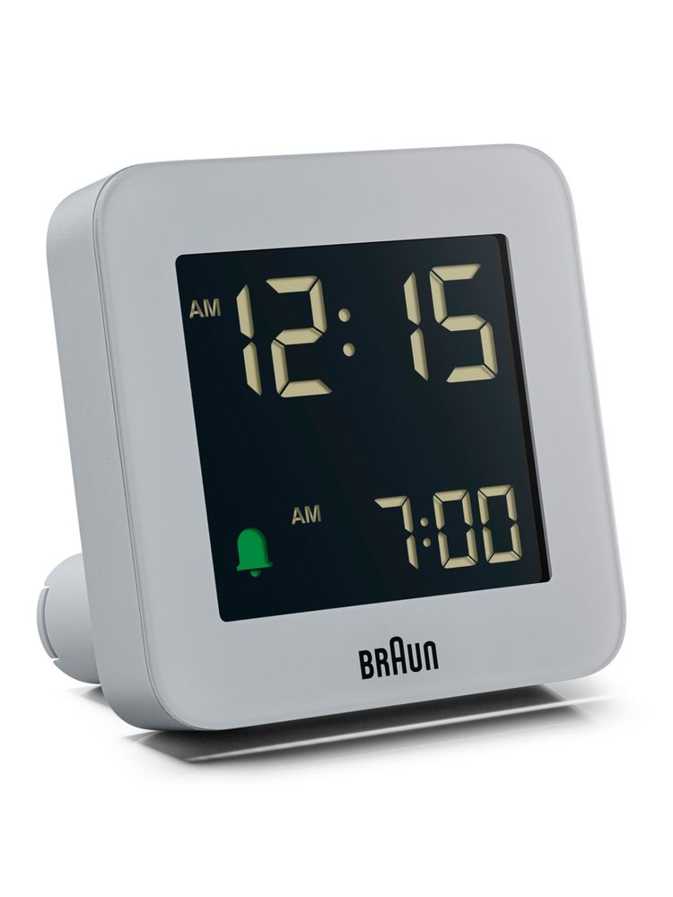 braun fashion Braun Digital Alarm Clock with Snooze in Grey-picture-18