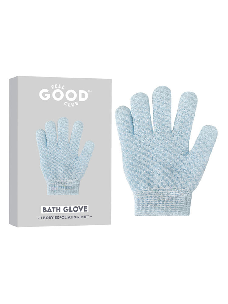 Feel Good Club Exfoliating Bath Glove Heavy Quality Body Scrubber Shower Loofah Mitten