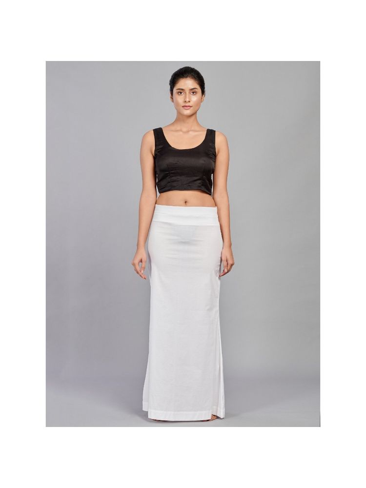 I AM BY DOLLYJAIN Cotton Lycra D'coat White-picture-30