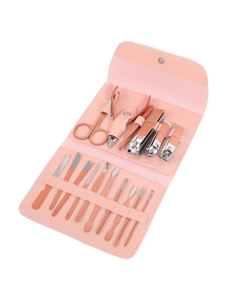 Matra Manicure Pedicure Kit - Ear Care Tools Portable Nail Grooming Kit With Travel Pouch-picture-27