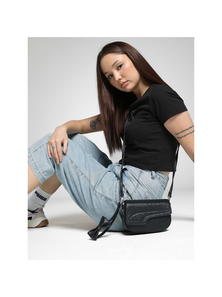 Puma Black Hello Kitty Sling Bag-picture-18