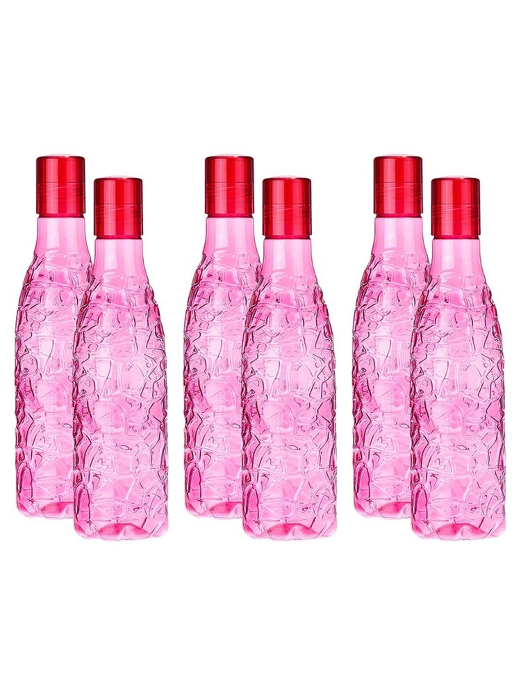 Kuber Industries Unbreakable Freezer Proof Fridge Water Bottle Pack of 6Pink-image-25