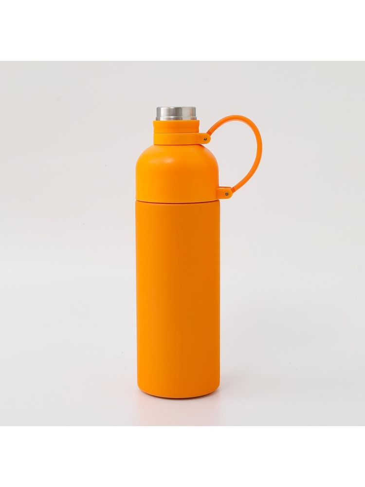Kuber Industries Thermos Flask for Gym Bottle 500 ML Orange-image-5