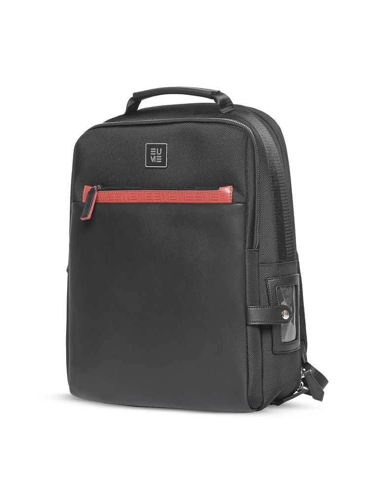 EUME Unisex Stratos 23L Polyurethane Up To 15 Inch Laptop Backpack -Black-image-40