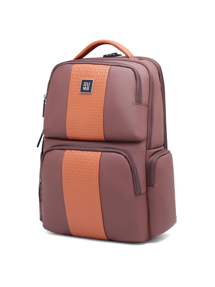 EUME Unisex Polaris 28L Polyurethane Up To 15 Inch Laptop Backpack -Brown-image-41