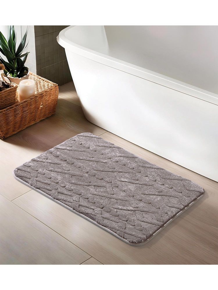 OBSESSIONS 850 GSM Polyester Bathmat - Charcoal-picture-12