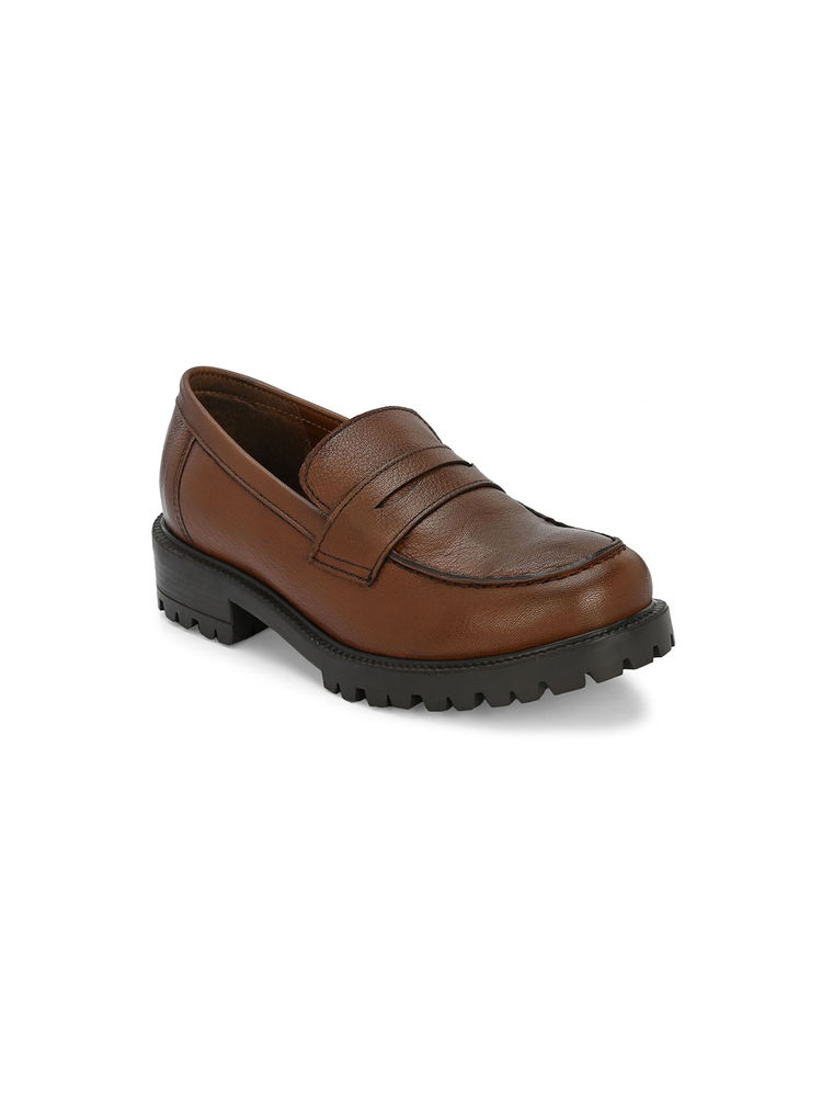 CARLO ROMANO Tan Colour Loafer for Women-image-35