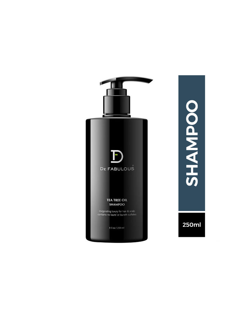 De Fabulous Tea Tree Oil Sulphate Free Shampoo For Scalp Health - All Hair Types-picture-11