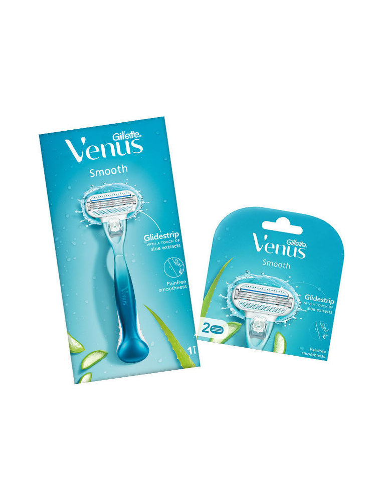 Gillette Venus Razor with Aloe Extract & 2 Refills Combo-image-8