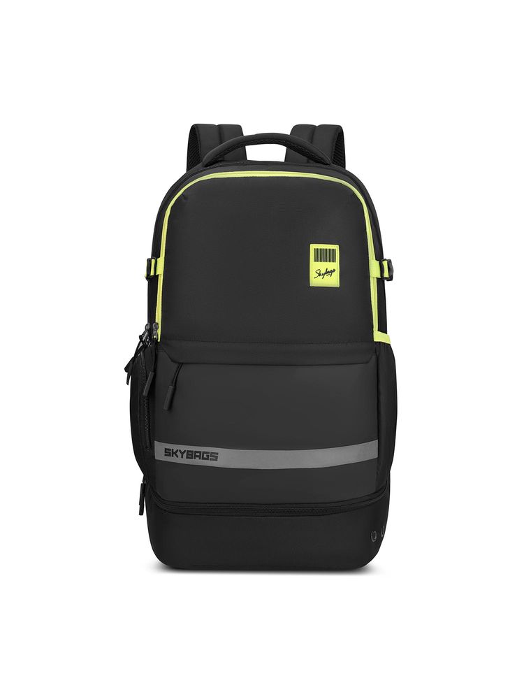 Skybags Unisex Basecamp Black 17 Inch Compatible Laptop Backpack-picture-22