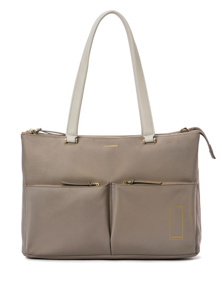 MOKOBARA The Bliss Tote Bag With Detachable Strap - Beige-image-10