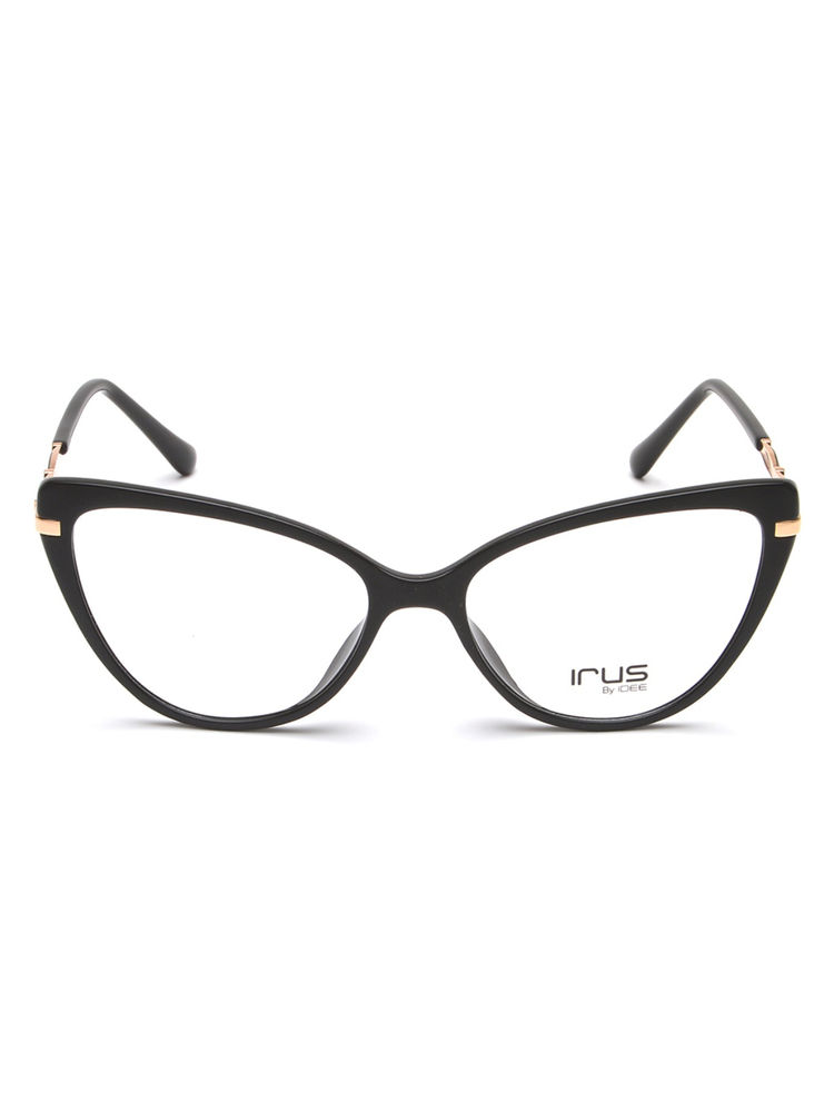IRUS Women Full Rim Square Shiny Black TR90 Eyeglass Frame (53)-picture-10
