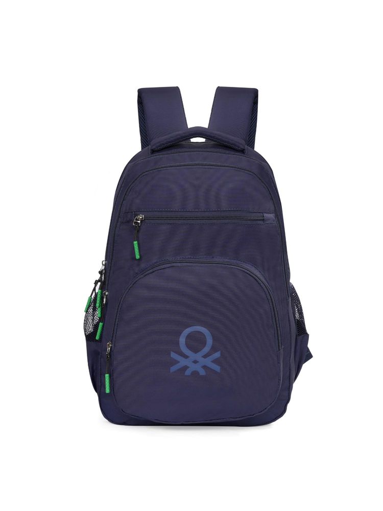 United Colors of Benetton Unisex Laptop Backpack Hype - Navy Blue-image-36