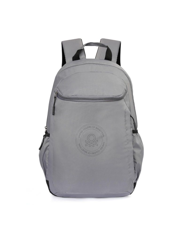 united colors of benetton fashion United Colors of Benetton Unisex Laptop Backpack Quirky - Grey-picture-23