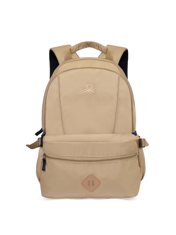 united colors of benetton fashion United Colors of Benetton Unisex Laptop Backpack Mono - Beige-picture-23