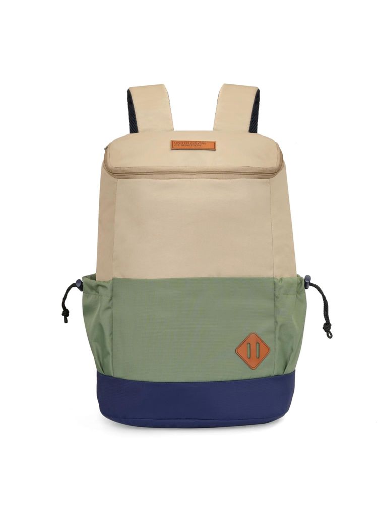 united colors of benetton fashion United Colors of Benetton Unisex Non Laptop Backpack Cosmo - Beige & Olive-picture-26