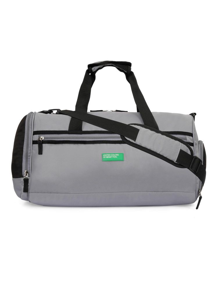 United Colors of Benetton Unisex Cleo Duffel Bag - Grey-image-2