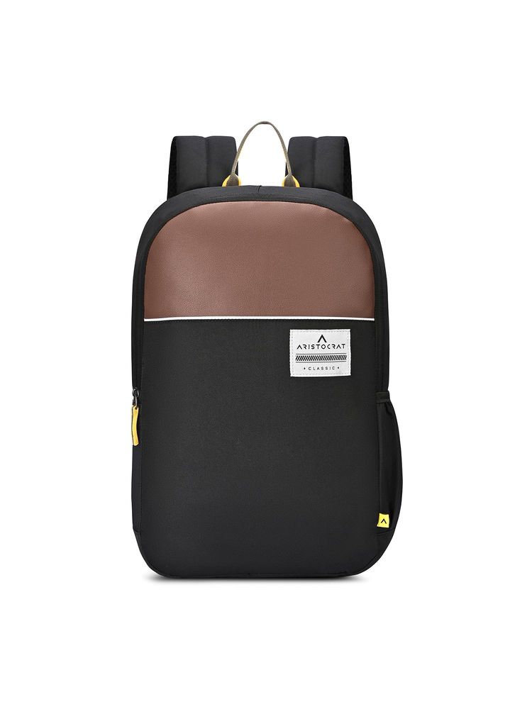 Aristocrat Lava Black 17 Inch Compatible Laptop Backpack