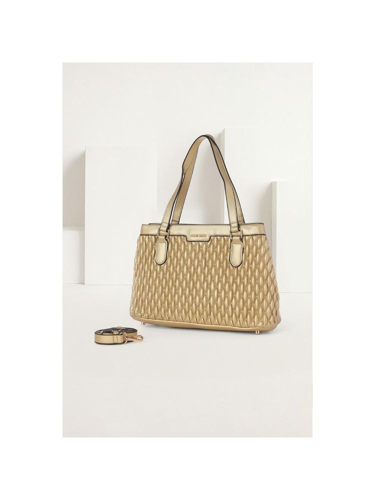 Allen Solly Women Gold Casual Handbag-picture-15
