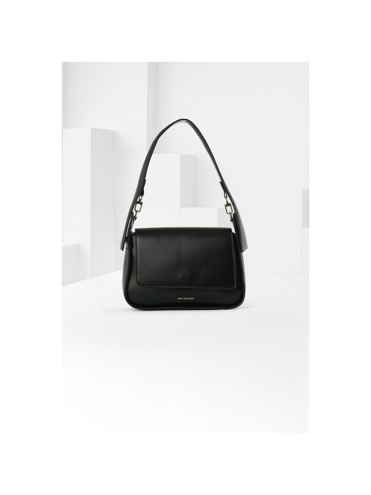 Van Heusen Women Black Solid Casual Handbag-picture-36