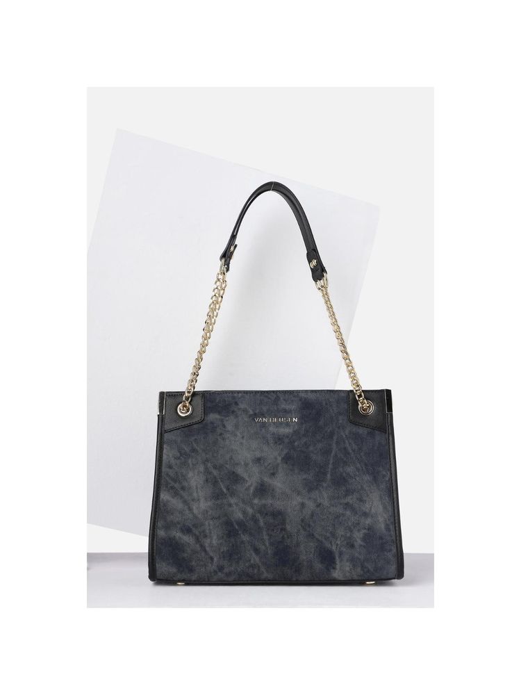 Van Heusen Women Grey Printed Casual Handbag-picture-17