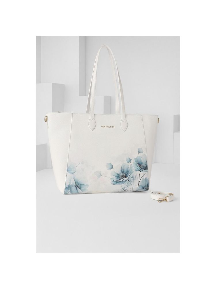 Van Heusen Women White Printed Formal Handbag-picture-26